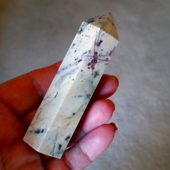 Dendritic Jasper Crystal Tower - Picture 2 of 5